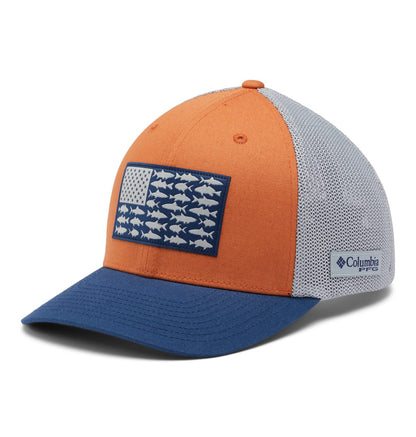 Columbia Unisex Adult PFG Logo Mesh Ball Cap