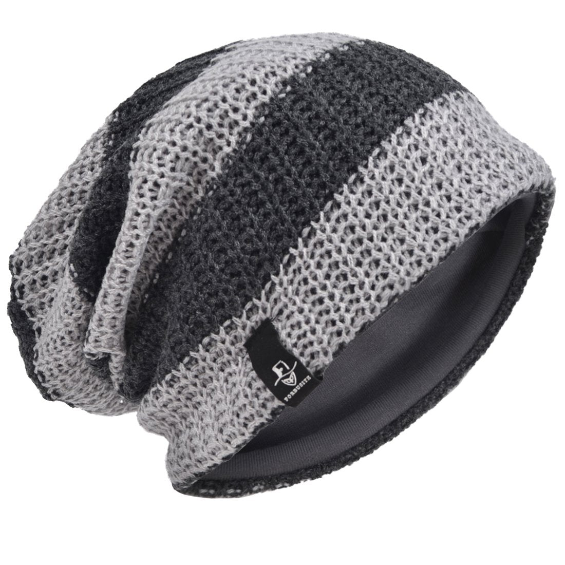 VECRY Men's Slouchy Beanie Knit Crochet Rasta Cap for Summer Winter
