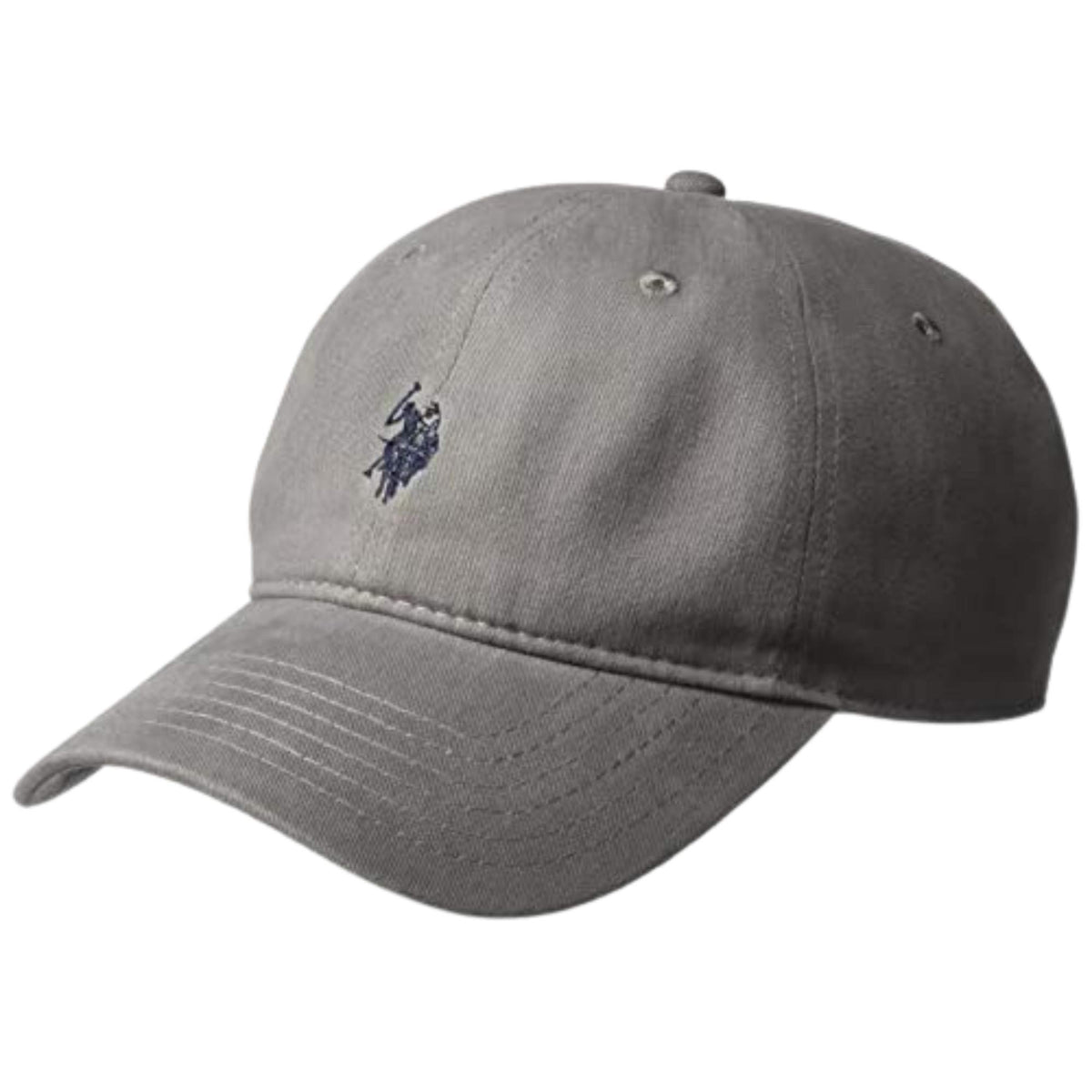 U.S. Polo Assn. Baseball Cap, 100% Cotton Adjustable Dad Hat with Small Pony Logo