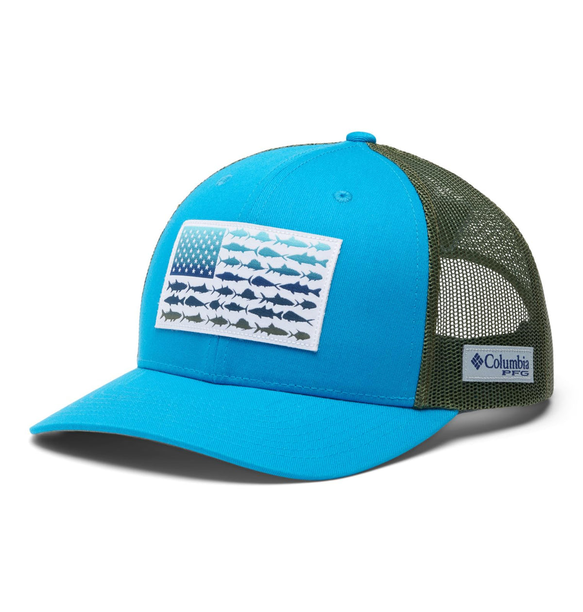 Columbia Unisex Adult PFG Logo Mesh Ball Cap