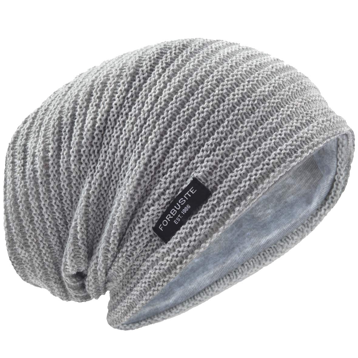 VECRY Men's Slouchy Beanie Knit Crochet Rasta Cap for Summer Winter