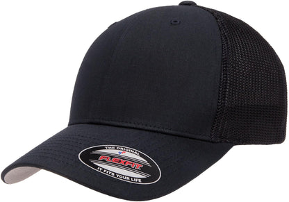 Flexfit Unisex Mesh Fitted 2-Tone Trucker Hat, One Size