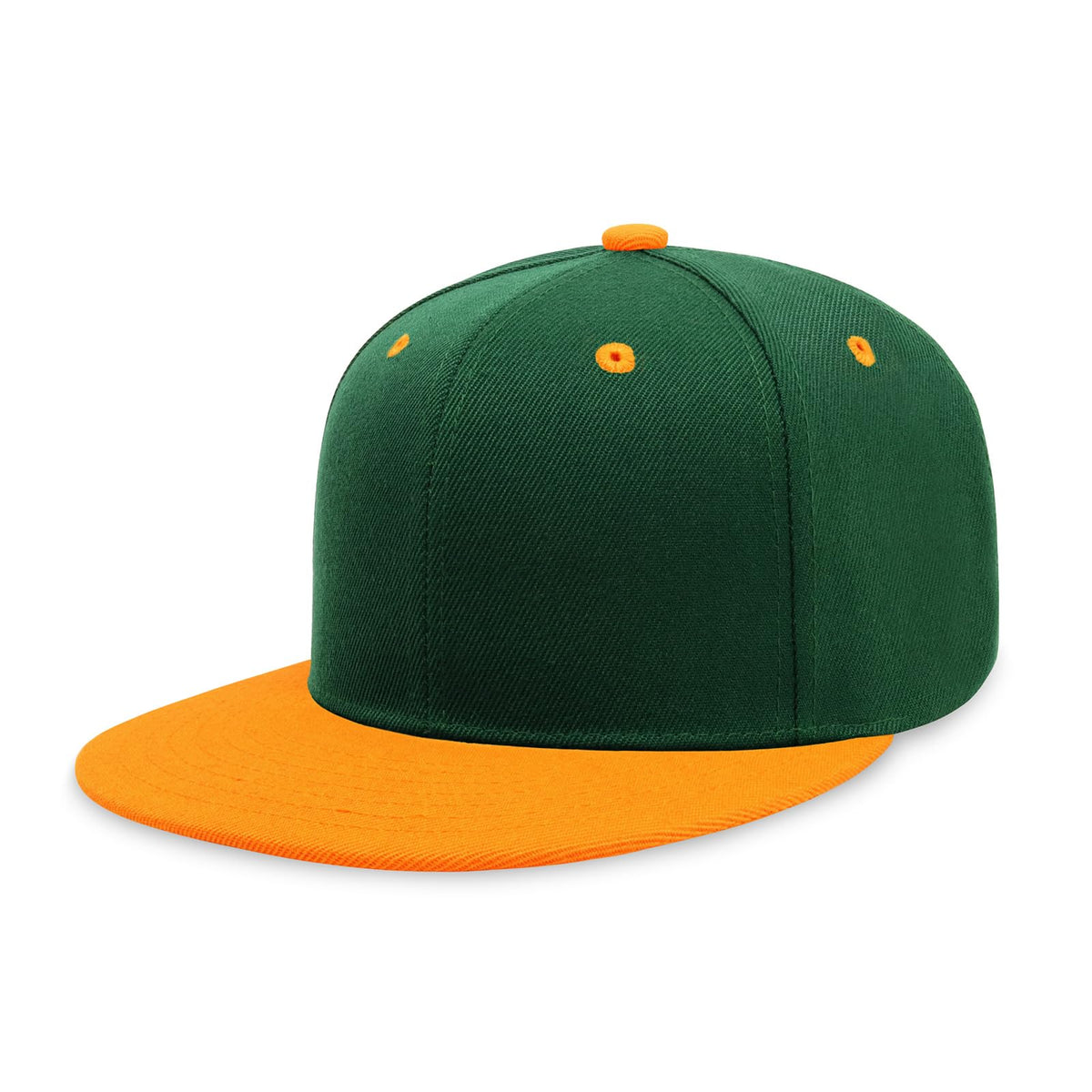 CHOK.LIDS Classic Snapback Flat Bill Hat Blank Adjustable Baseball Cap