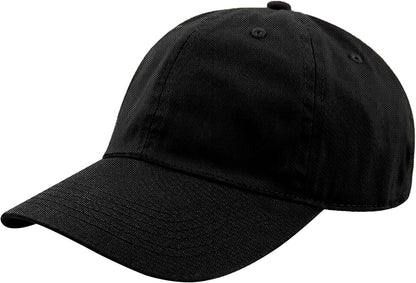 Unisex Classic Baseball Cap | Low Profile Soft Top Unstructured Cotton Baseball Cap | Adjustable Size Buckle for Women Men