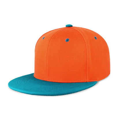 CHOK.LIDS Classic Snapback Flat Bill Hat Blank Adjustable Baseball Cap