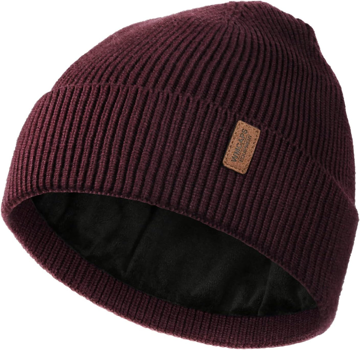 Wmcaps Winter Beanie for Men Women, Soft Warm Fleece Lined Knit Hat