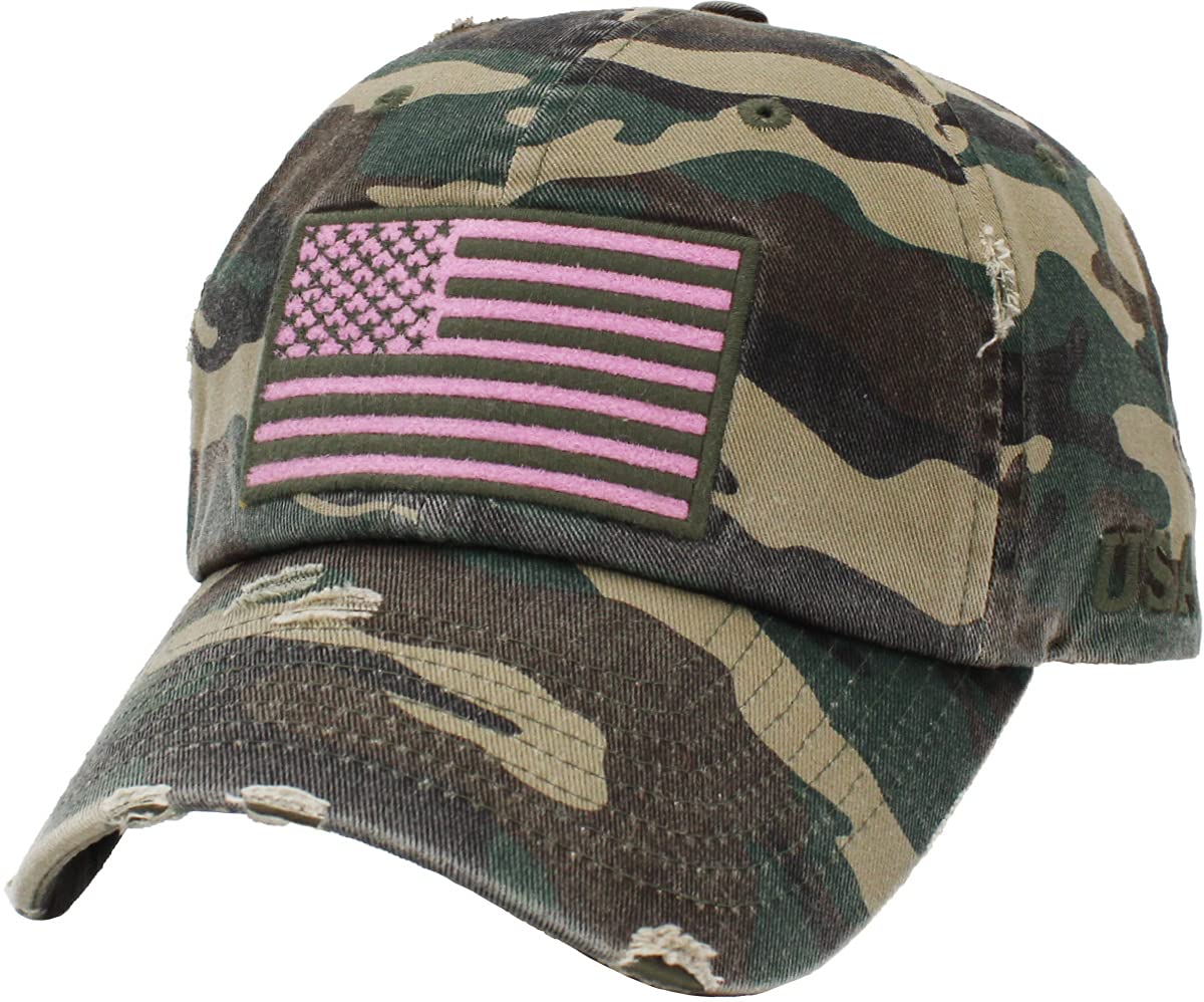 KBETHOS Flag USA America Military Thin Blue Line Thin Red Line Vintage Distressed Baseball Cap Dad Hat Unisex Adjustable…