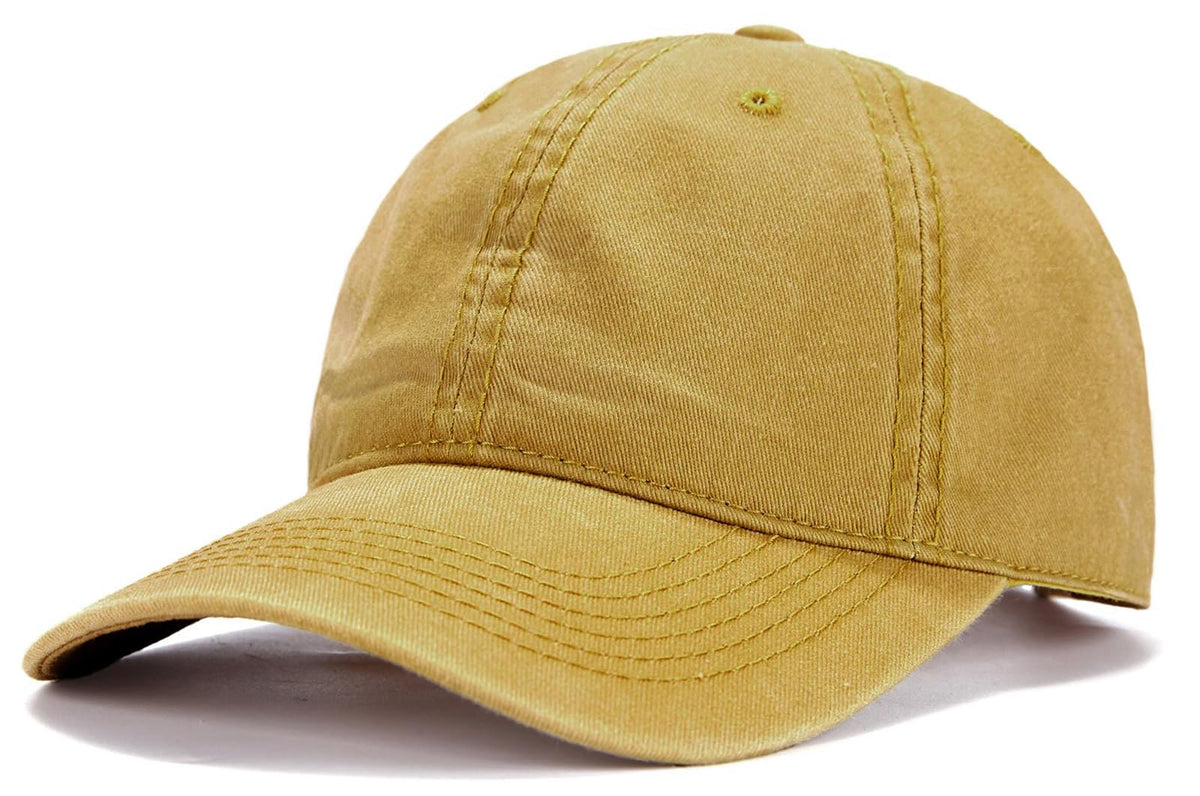 Edoneery Baseball Cap for Men and Women, Low Profile Washed Cotton Dad Hat