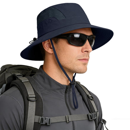 Sun Hat for Men Women UV Protection Wide Brim Fishing Hats Breathable UPF 50+ Boonie Bucket Hats Beach Safari Hiking Garden