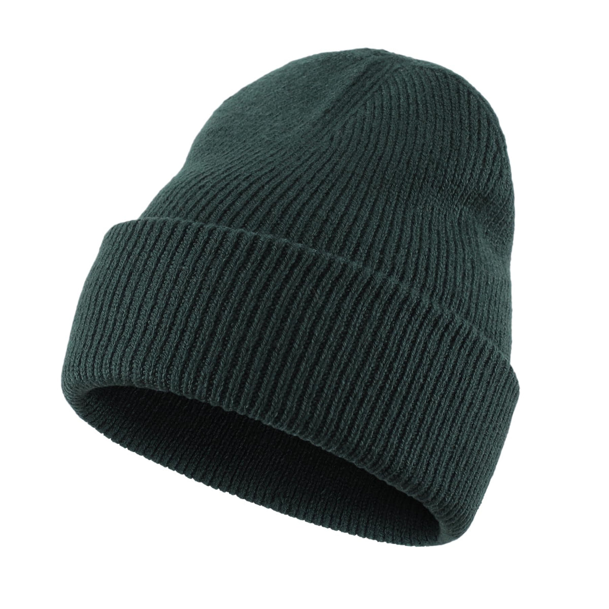 Home Prefer Mens Winter Hats Thick Knit Cuff Beanie Cap Warm Stocking Beanie Hat for Men Women Hunting Fishing Gardening