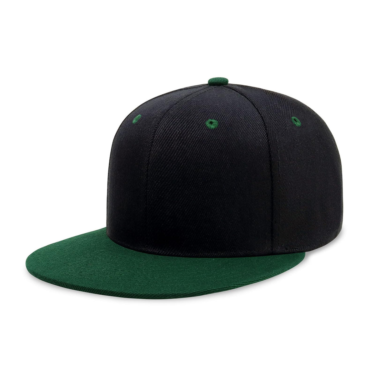 CHOK.LIDS Classic Snapback Flat Bill Hat Blank Adjustable Baseball Cap