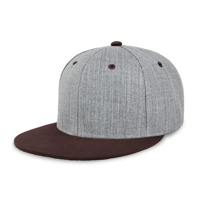 CHOK.LIDS Classic Snapback Flat Bill Hat Blank Adjustable Baseball Cap