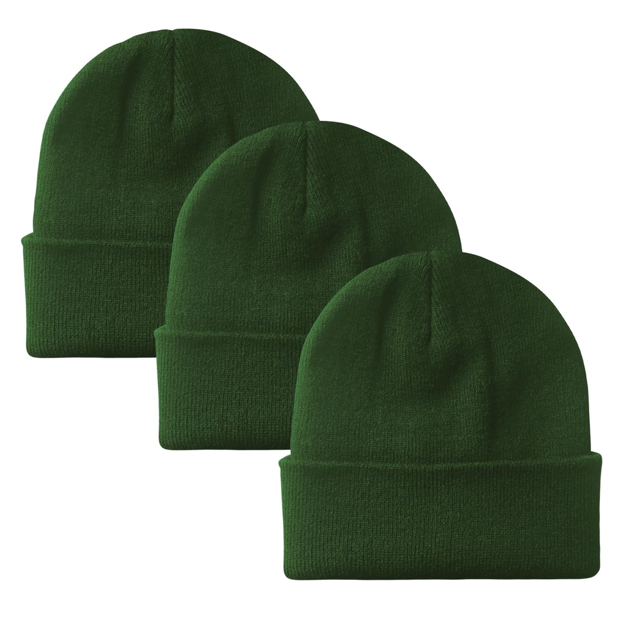 PFFY Unisex Beanie Hats for Men Women Plain Knit Winter Beanies Warm Hat