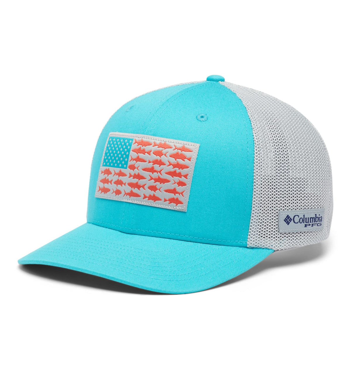 Columbia Unisex Adult PFG Logo Mesh Ball Cap