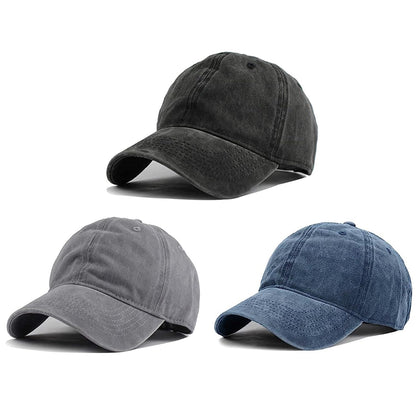 HH HOFNEN Baseball Cap Washed Cotton Unstructured Vintage Hat for Men Women