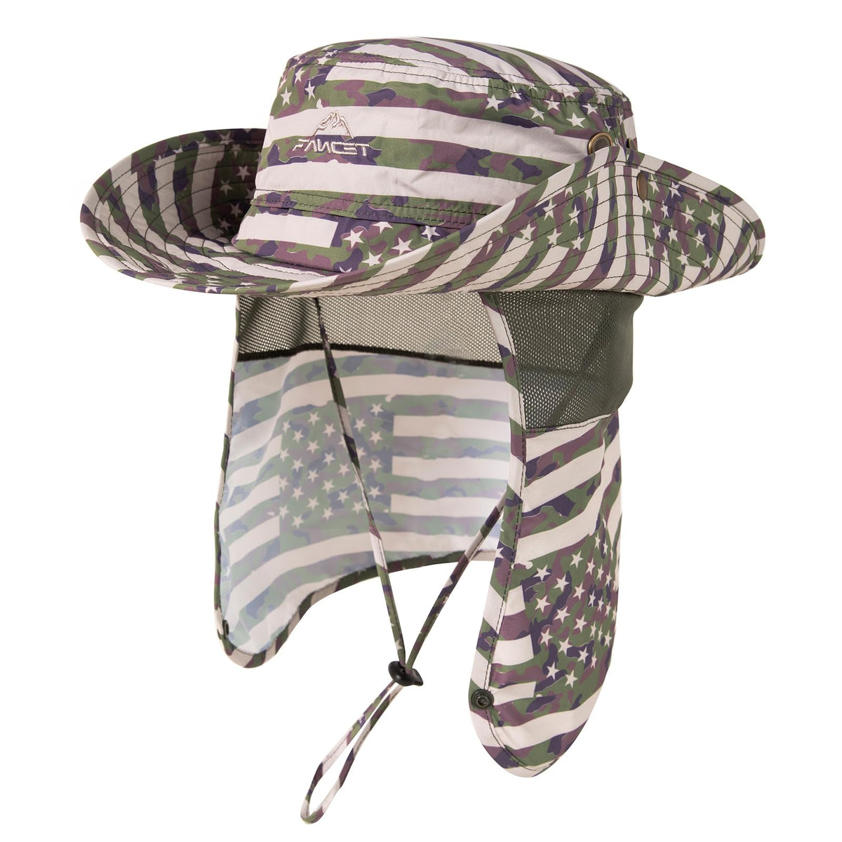 Comhats Sun Hat with Neck Flap for Men, UPF 50+ Wide Brim Cooling Oversized