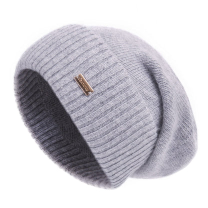 jaxmonoy Slouchy Beanies for Women Winter Lightweight Ladies Knit Hat Cuffed Soft Warm Slouch Beanie Cap - Brown