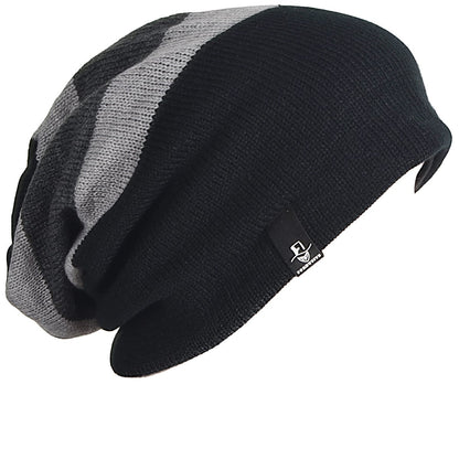 FORBUSITE Mens Slouchy Long Oversized Beanie Knit Cap for Summer Winter B08