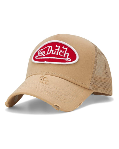 Von Dutch Unisex Trucker Hat - Retro Classic Solid Color Mesh Back Snapback Baseball Cap for Men & Women.