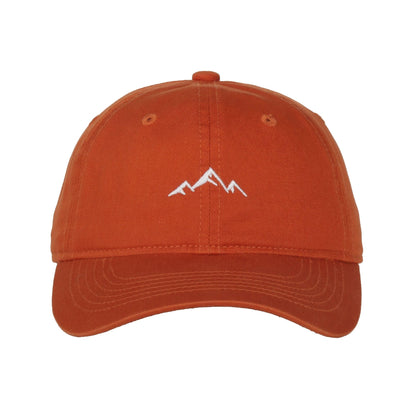 Outdoor Cap Mountain Embroidered Dad Hat Adjustable Soft Cotton Polo Style Unstructured Baseball Cap for Men & Women