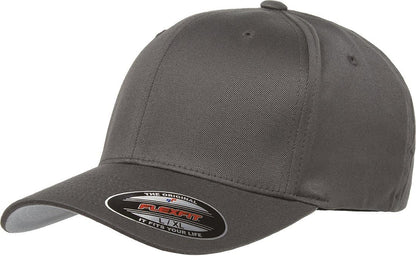 Flexfit Men's Wooly Combed Twill Fitted Baseball Cap, Dark Gray, Large-X-Large