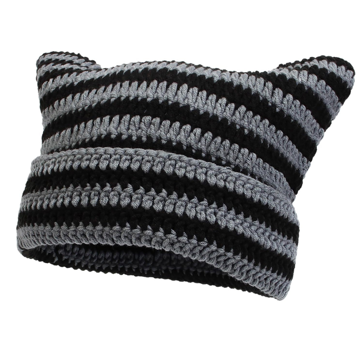 Women Beanie Warm Winter Hats, Soft Knit Lazy Beanie for Women, Women Cat Beanie，Women Fox hat, Slouchy Beanies for Women