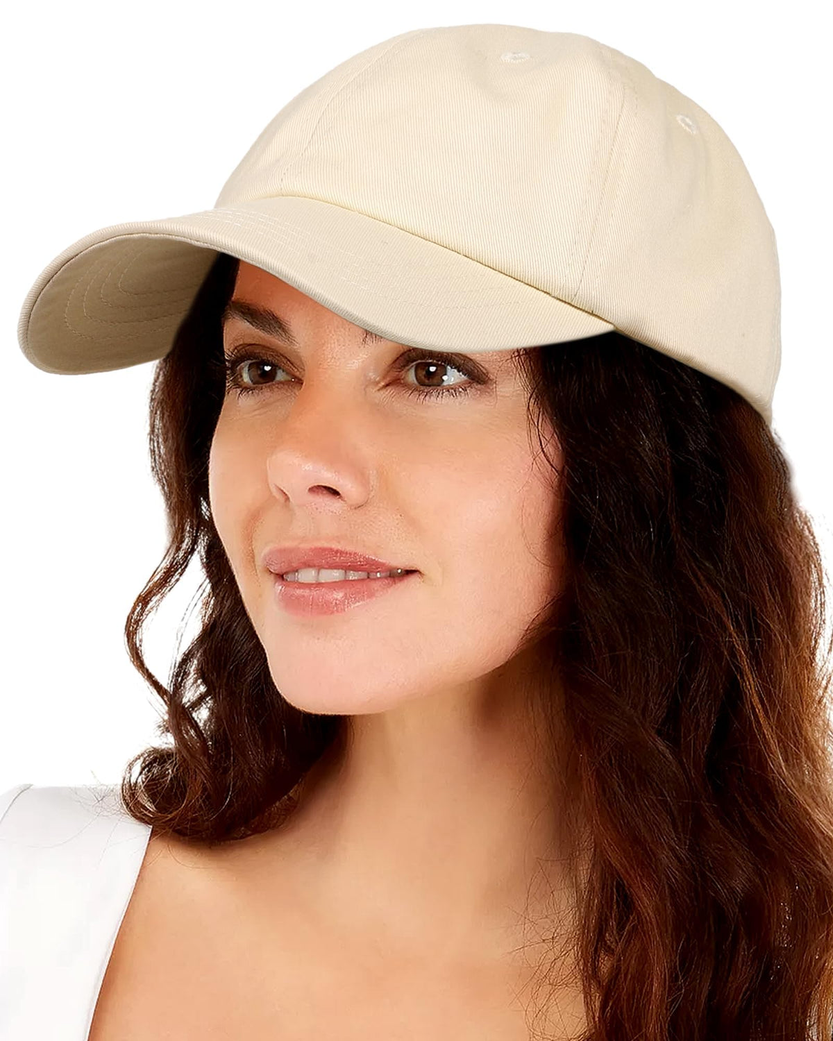 Lvaiz Womens Satin Lined Baseball Cap Washed Cotton Adjustable Dad Hat