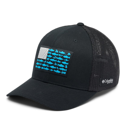 Columbia Unisex Adult PFG Logo Mesh Ball Cap