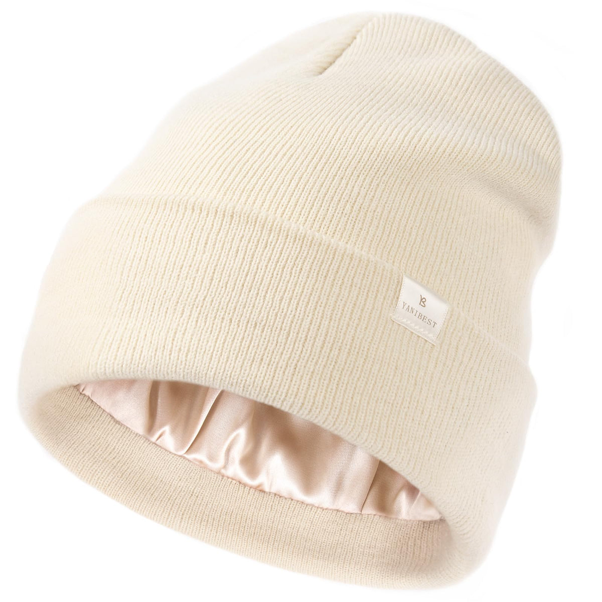 YANIBEST Satin Lined Beanie for Women, Reduce Frizz Winter Hats