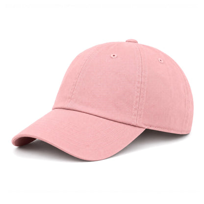 Cotton Baseball Cap Dad Hat – Washed Low Profile Adjustable Hat for Men Women Casual Outdoor Running Golf