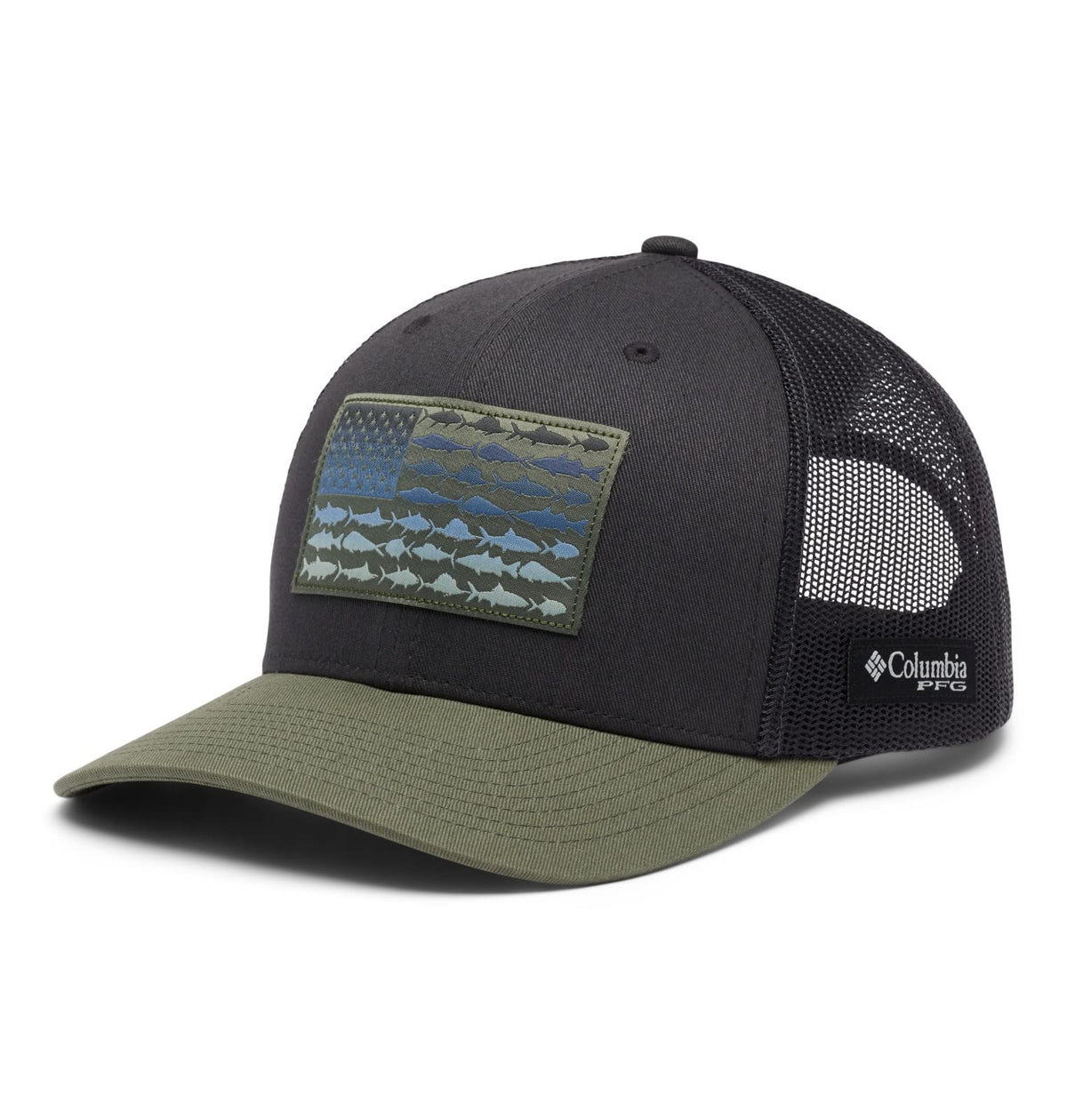 Columbia Unisex Adult PFG Logo Mesh Ball Cap
