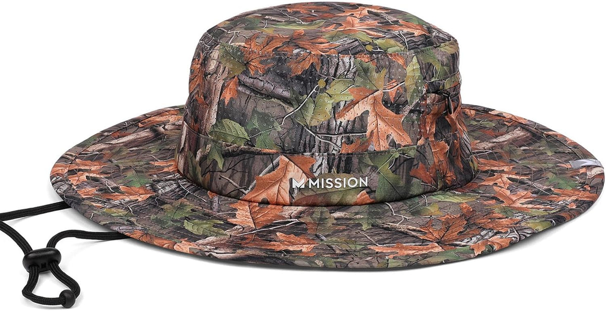 MISSION Cooling Anywhere Boonie Hat - Unisex Wide-Brim Hat for Men & Women - Cools Up to 2 Hours - UPF 50 Sun Protection