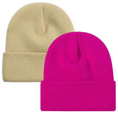 ZOORON Beanie for Men Women Slouchy Winter Beanie Hats Cuffed Skull Caps