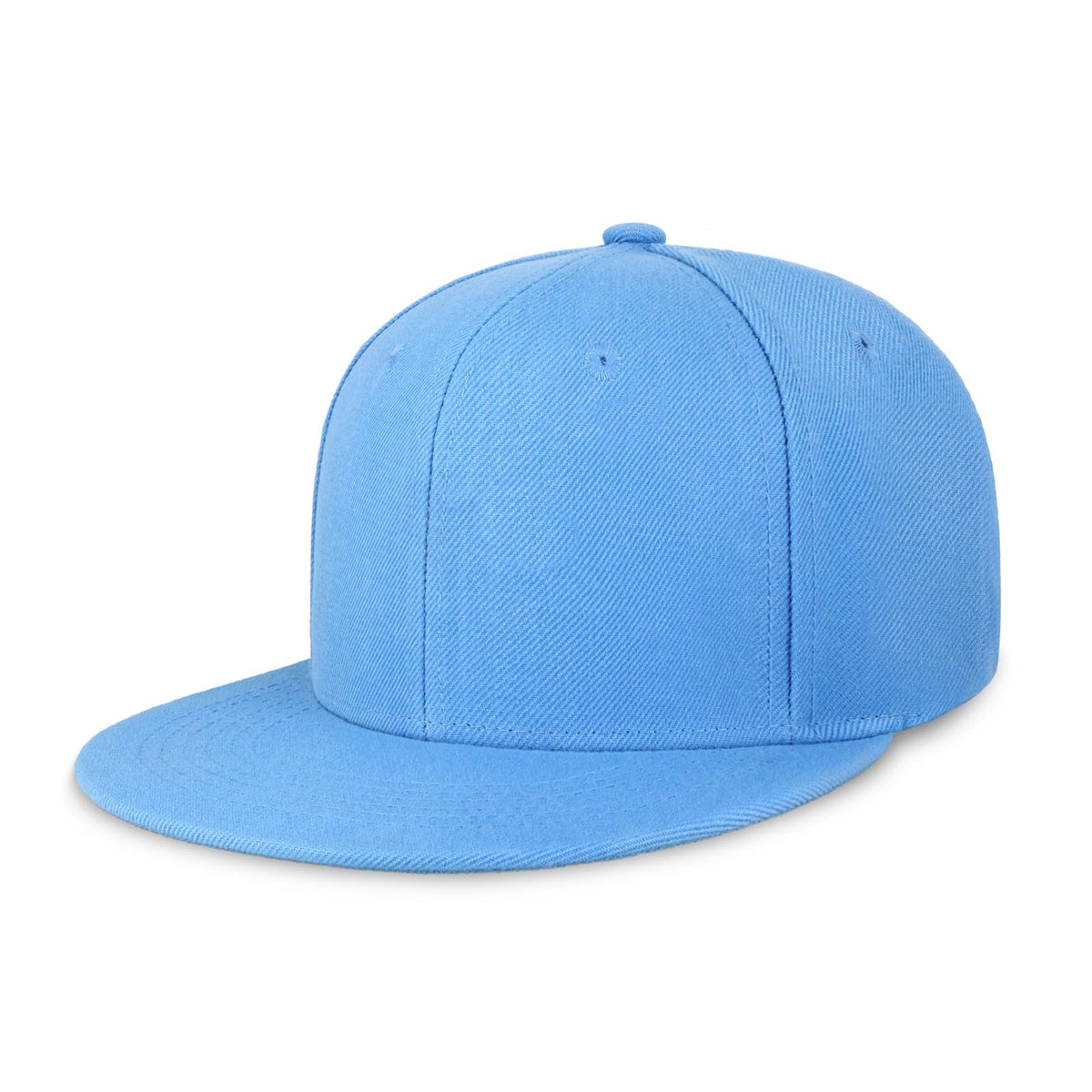CHOK.LIDS Classic Snapback Flat Bill Hat Blank Adjustable Baseball Cap