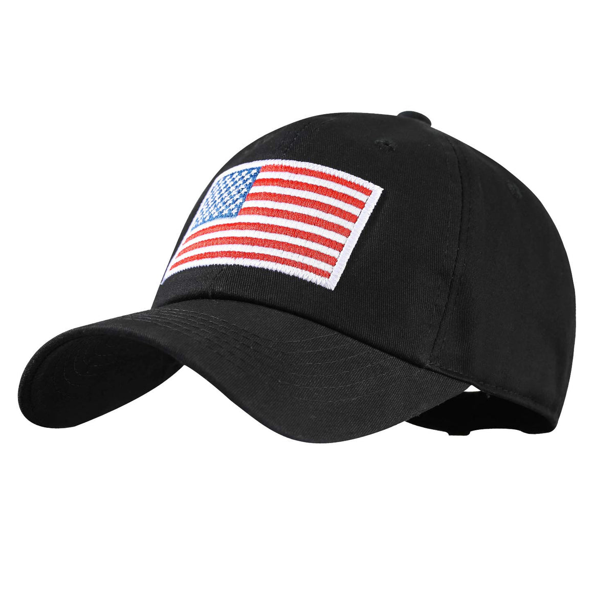 IIN American Flag Baseball Cap for Men Women Low Profile USA Army Tactical Operator Military Plain Dad Hat