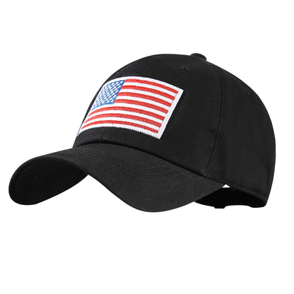 IIN American Flag Baseball Cap for Men Women Low Profile USA Army Tactical Operator Military Plain Dad Hat