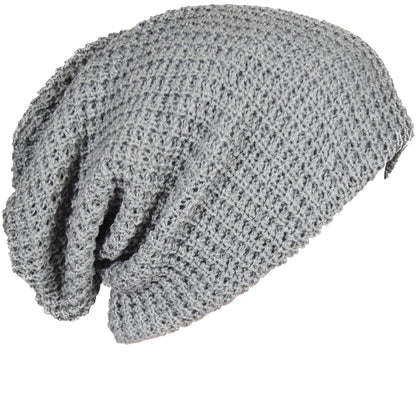 FORBUSITE Mens Slouchy Long Oversized Beanie Knit Cap for Summer Winter B08