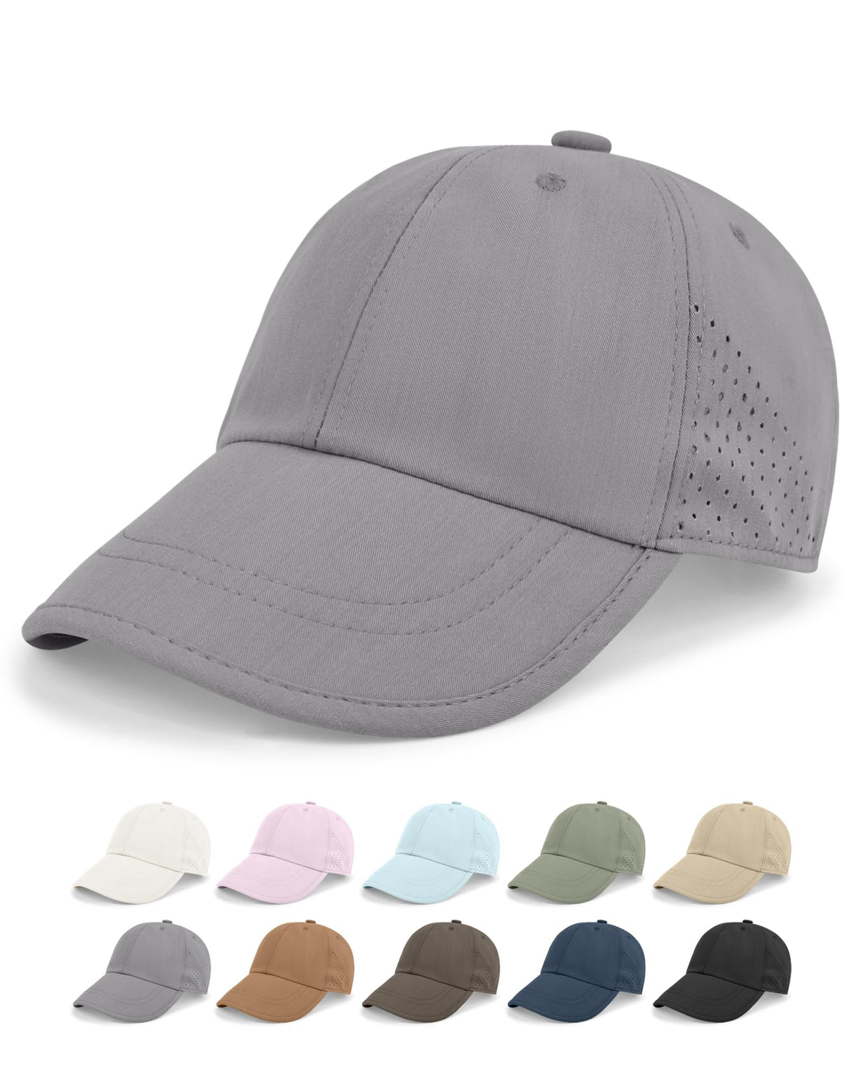 Rosoz Unisex Baseball Cap Vintage UPF 50+ Unstructured Men Women Dad Hat