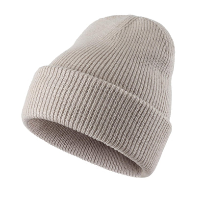 Home Prefer Mens Winter Hats Thick Knit Cuff Beanie Cap Warm Stocking Beanie Hat for Men Women Hunting Fishing Gardening