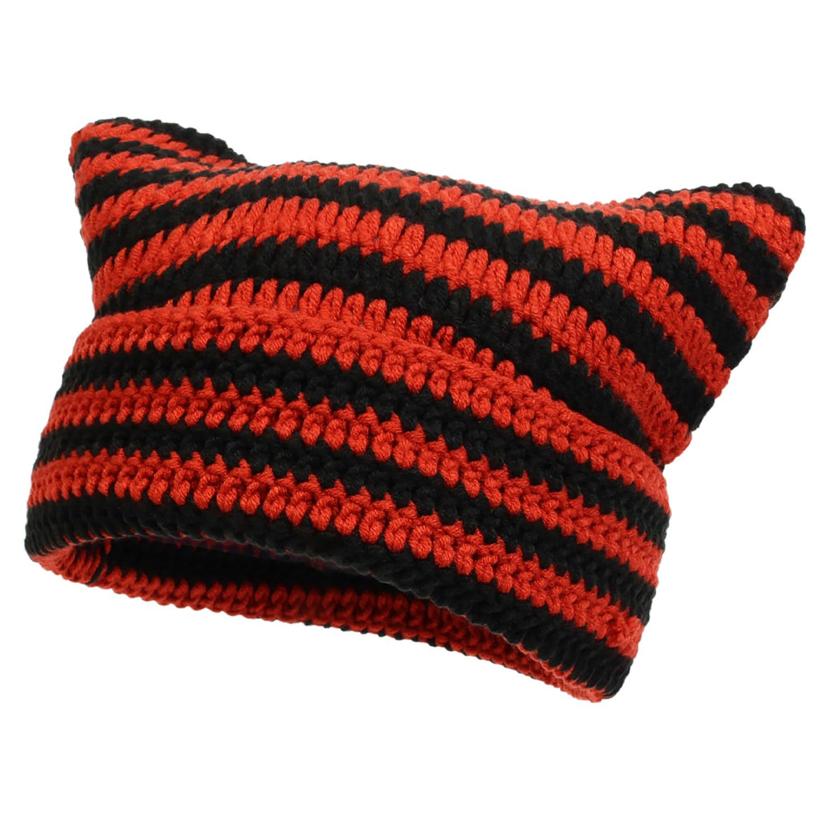 Women Beanie Warm Winter Hats, Soft Knit Lazy Beanie for Women, Women Cat Beanie，Women Fox hat, Slouchy Beanies for Women