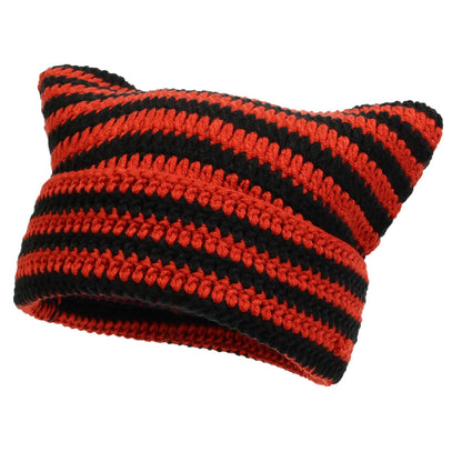 Women Beanie Warm Winter Hats, Soft Knit Lazy Beanie for Women, Women Cat Beanie，Women Fox hat, Slouchy Beanies for Women