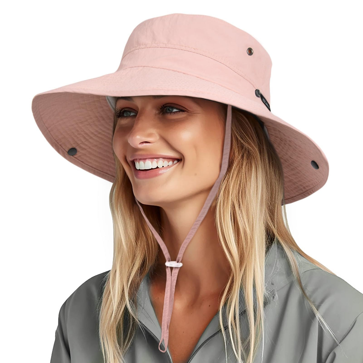 FURTALK Sun Hats for Women Ponytail Wide Brim Summer Packable Cowboy Hat