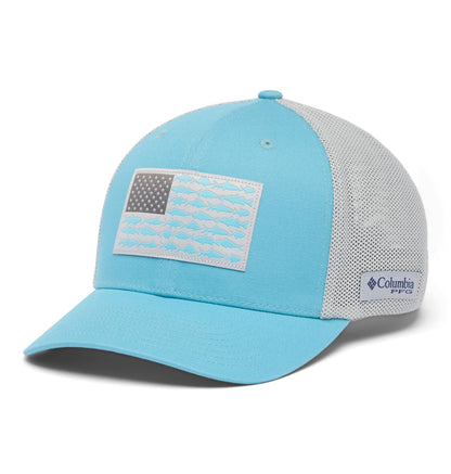 Columbia Unisex Adult PFG Logo Mesh Ball Cap