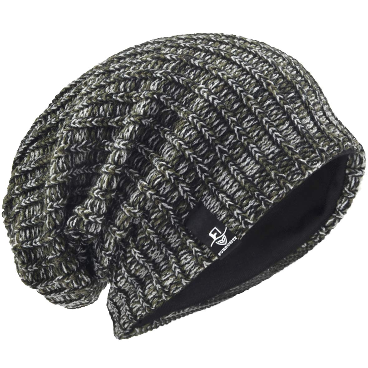 VECRY Men's Slouchy Beanie Knit Crochet Rasta Cap for Summer Winter