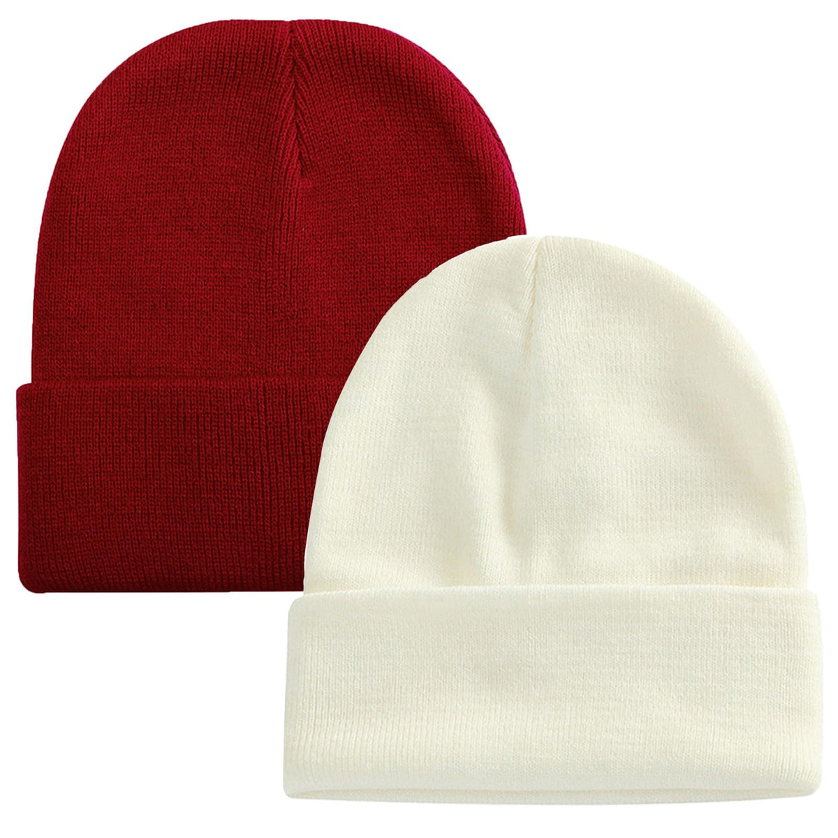 ZOORON Beanie for Men Women Slouchy Winter Beanie Hats Cuffed Skull Caps
