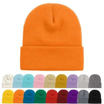 ZOORON Beanie for Women Men Ski Watch Cap Cuffed Plain Skull Knit Hat Soft Fisherman Winter Hat