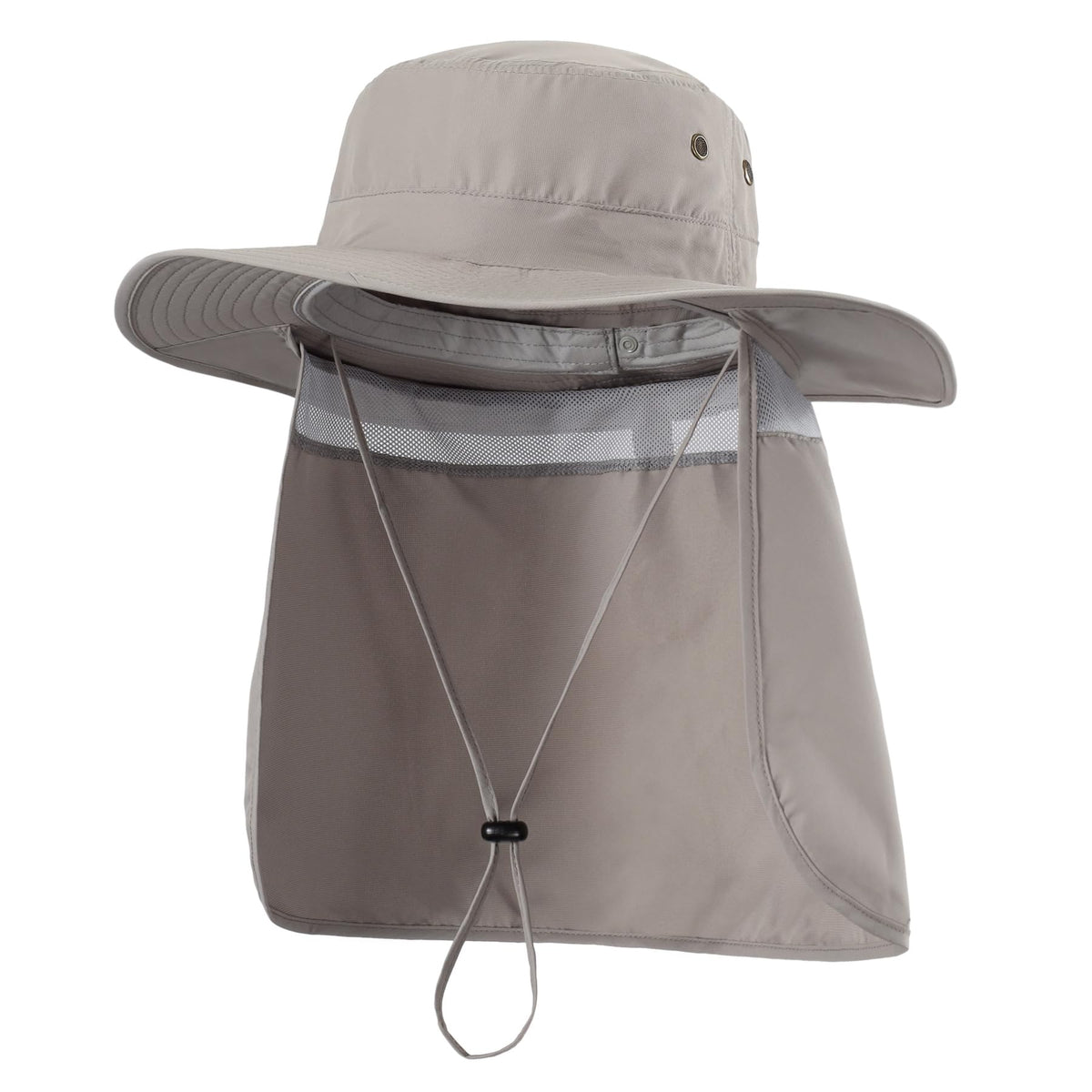 Home Prefer UPF50 Mens Sun Hat with Neck Flap Quick Dry UV Protection Cap Womens Wide Brim Fishing Hat Neck Flap Beach Garden