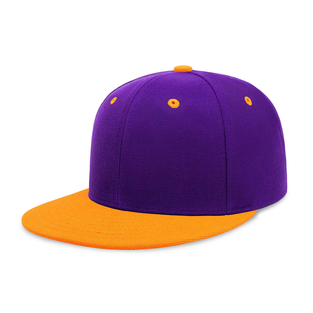 CHOK.LIDS Classic Snapback Flat Bill Hat Blank Adjustable Baseball Cap