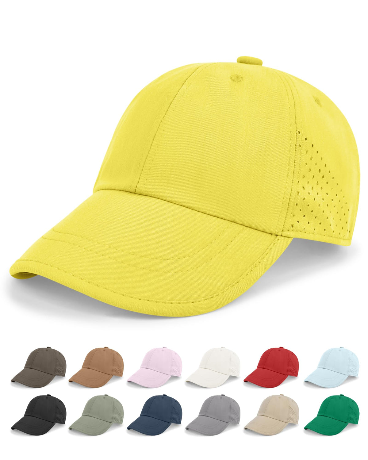 Rosoz Unisex Baseball Cap Vintage UPF 50+ Unstructured Men Women Dad Hat