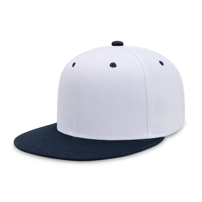CHOK.LIDS Classic Snapback Flat Bill Hat Blank Adjustable Baseball Cap